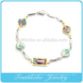 TKB-B0095 Italian Charm Pendant Saints Medalla 18 imágenes en color Pulsera